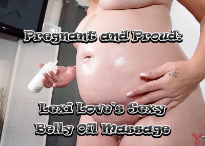 Lexi Love's Sexy Belly Oil Massage
